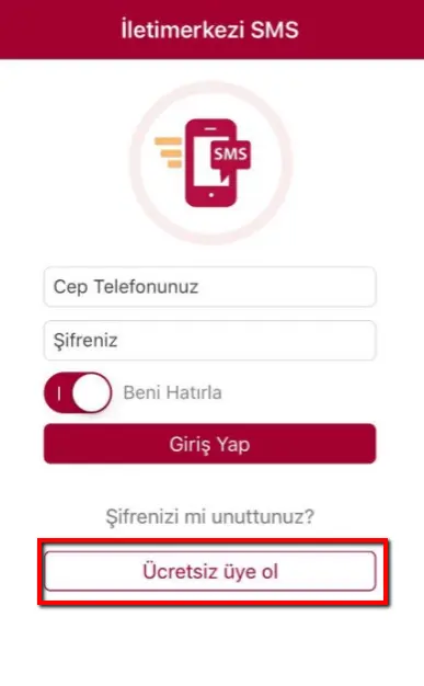 Ücretsiz üye ol